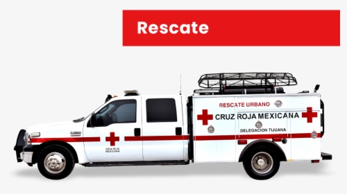 A 0002 Rescate - Cruz Roja Mexicana Rescate Urbano Logo, HD Png Download, Free Download