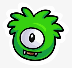 Green Alien Puffle Coming Soon - Puffle With One Eye, HD Png Download, Free Download