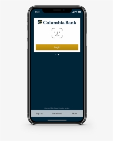 Columbia Bank App Preview - Smartphone, HD Png Download, Free Download
