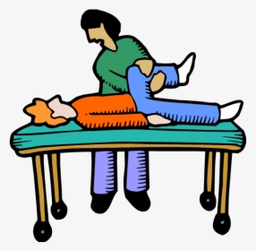 Phyiscal Therapist Working With A Patient - Physical Therapy Clipart, HD Png Download, Free Download