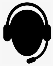 Headphone Transparent Podcast - Customer Service Symbol, HD Png Download, Free Download