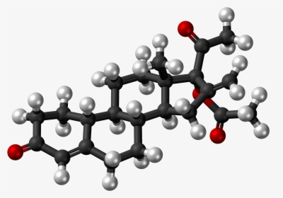 Segesterone Acetate Molecule Ball - 3d Model Of Chemical Compounds, HD Png Download, Free Download