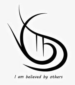 “i Am Believed By Others” Sigil requested By Anonymous - Line Art, HD Png Download, Free Download