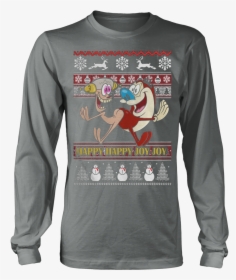 Ugly Christmas Sweatshirt Ren Stimpy, HD Png Download, Free Download