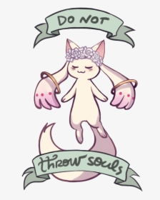 “ Kyubey, Evil Little Whore - Kyubey Do Not Throw Souls, HD Png Download, Free Download