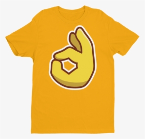 Ok Emoji Short Sleeve Next Level T Shirt"     Data - T-shirt, HD Png Download, Free Download