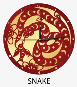 Snake Chinese Clock, HD Png Download, Free Download