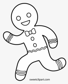 Running Gingerbread Man Clipart, HD Png Download, Free Download