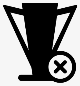 Football Trophy With Delete Symbol - Simbolo De Exclusão, HD Png Download, Free Download