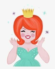 Red Headed Princess Cartoon, HD Png Download, Free Download