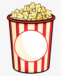 Clip Art Transparent Background Popcorn, HD Png Download, Free Download