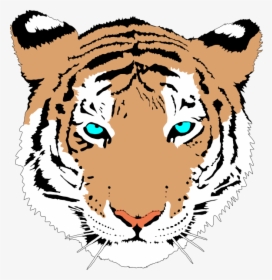 Tiger With Basketball Clipart Clipart Freeuse Download - Cute Tiger Transparent Face, HD Png Download, Free Download