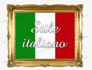 Golden Frame With Italian Style On Shop Window - Picture Frame, HD Png Download, Free Download