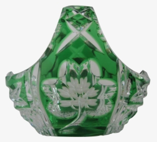 Celtic Crystal Shamrock And Celtic Cased Green Crystal - Vase, HD Png Download, Free Download