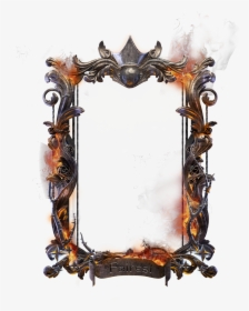 Mirror Png Transparent Image - Frame Transparent Fire, Png Download, Free Download