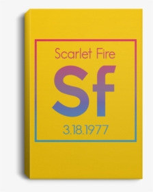 Scarlet Fire Chemistry Portrait Canvas - Graphic Design, HD Png Download, Free Download