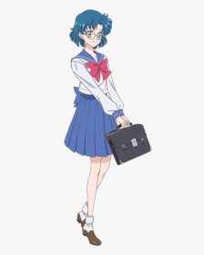 Sailor Moon Crystal - Ami Mizuno School Uniform, HD Png Download, Free Download