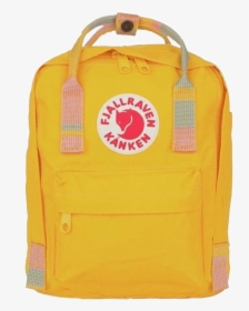 #fjallraven #fjallravenkanken #kanken #backpack #trendypng - Kanken Mini Backpack Yellow, Transparent Png, Free Download