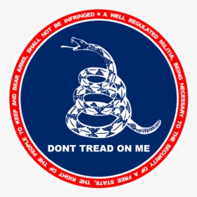 Dont Tread On Me Red White Blue Seal Shirt - Liberty Or Death Flag, HD Png Download, Free Download