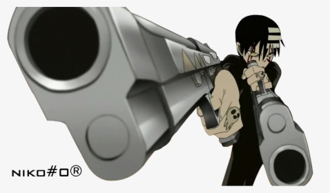 Soul Eater Death The Kid Guns, HD Png Download, Free Download