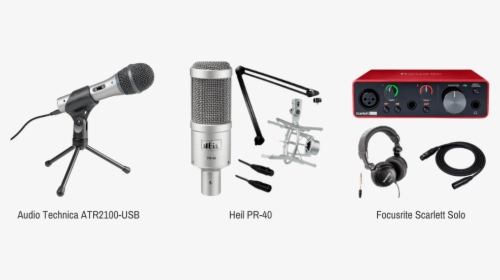 Podcast Audio Equipment - Microphone, HD Png Download, Free Download