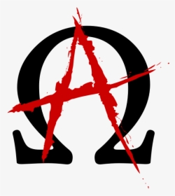 Symbol Of Christian Anarchism - Christian Symbols Alpha And Omega, HD Png Download, Free Download
