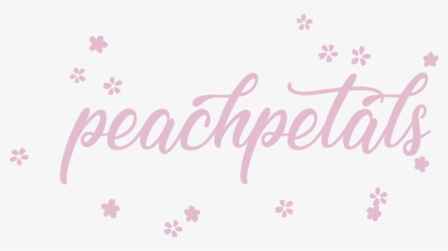 Peachpetals - Calligraphy, HD Png Download - kindpng