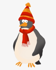 Cute Strange Penguin Clipart - Cartoon New Year Wishes, HD Png Download, Free Download