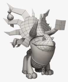 Petcollectorwireframe - Cartoon, HD Png Download, Free Download