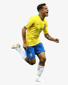 Philippe Coutinho Football Render - Philippe Coutinho Brasil Png, Transparent Png, Free Download