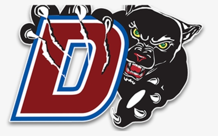 Panther With Football Clipart Png Duncanville Panthers - Duncanville High School Panther, Transparent Png, Free Download
