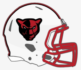 Transparent Red Football Helmet Clipart - Panther Football Helmet Clipart, HD Png Download, Free Download