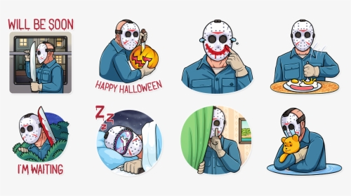 Whatsapp Sticker Jason, HD Png Download, Free Download