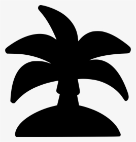 Palm Tree Island - Illustration, HD Png Download, Free Download