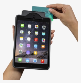 Ipad Mini Flex Case For Infinea Tab M & Ipad Mini - Ipad With Card Reader, HD Png Download, Free Download