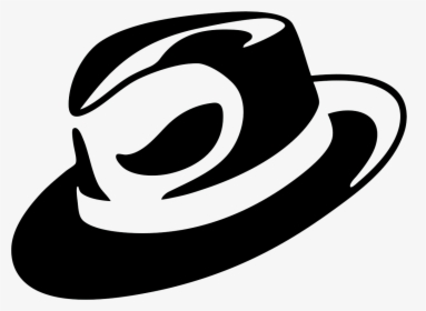 See Here Cowboy Hat Transparent Background - Cartoon Hat Transparent Background Black And White, HD Png Download, Free Download