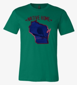 Love Winconsin State Native Home Map Outline Souvenir - T-shirt, HD Png Download, Free Download
