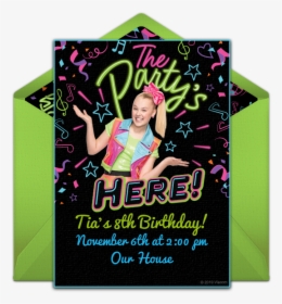 Jojo Siwa Birthday Invitations Online, HD Png Download, Free Download