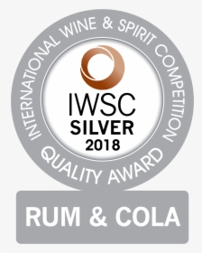 Iwsc2018 Rum Cola Silver Spot - Circle, HD Png Download, Free Download