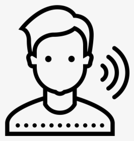 Voice Recognition Icon - Listening Png, Transparent Png, Free Download