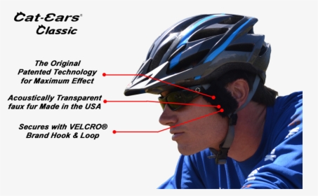 Classic, Cycling, Cat Ears, Airstreamz, Wind Box, Wind - Bicycle Helmet, HD Png Download, Free Download