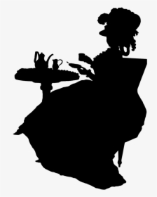 Transparent 18th Century Clipart - Late 18th Century Fashion Silhouette, HD Png Download, Free Download
