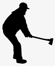 Man With Axe Silhouette 1 - Foursome (golf), HD Png Download, Free Download