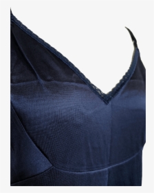 Navy Blue Slip With Lace Trim By Vanity Fair, HD Png Download, Free Download