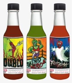 Chico Sauce Bottles2 - Glass Bottle, HD Png Download, Free Download