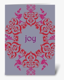 Winter Swirls Of Joy Greeting Card - Punkt Skateland, HD Png Download, Free Download
