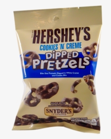 Hersheys Cookies N Creme Dipped Pretzels - Chocolate-covered Raisin, HD Png Download, Free Download