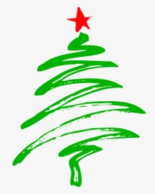 Christmas Tree Vector Line , Hd Wallpaper & Backgrounds - Christmas Tree Vector Png, Transparent Png, Free Download