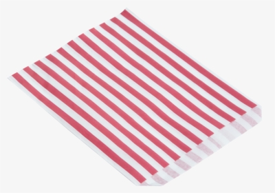 1000 7″ X 9″ Red & White Stripe Paper Bags - Scarf, HD Png Download, Free Download