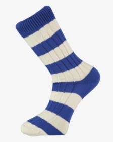 Blue And White Striped Socks - Blue And White Striped Socks Png, Transparent Png, Free Download
